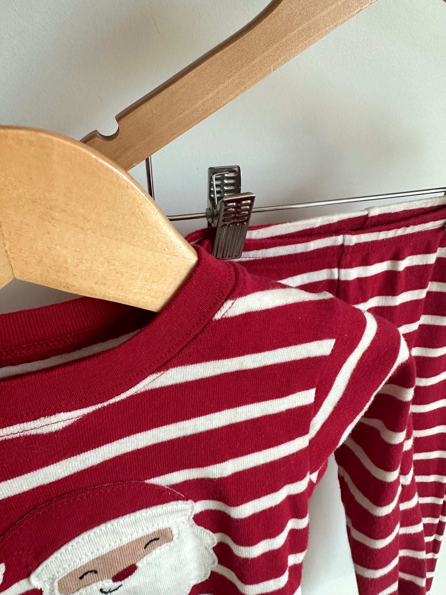 Santa Striped PJ Set / 24m-2T