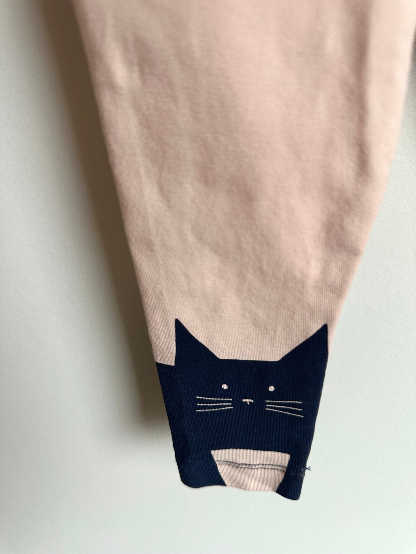 Tea Collection Blush Cat Leggings / 9-12m