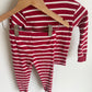Santa Striped PJ Set / 24m-2T