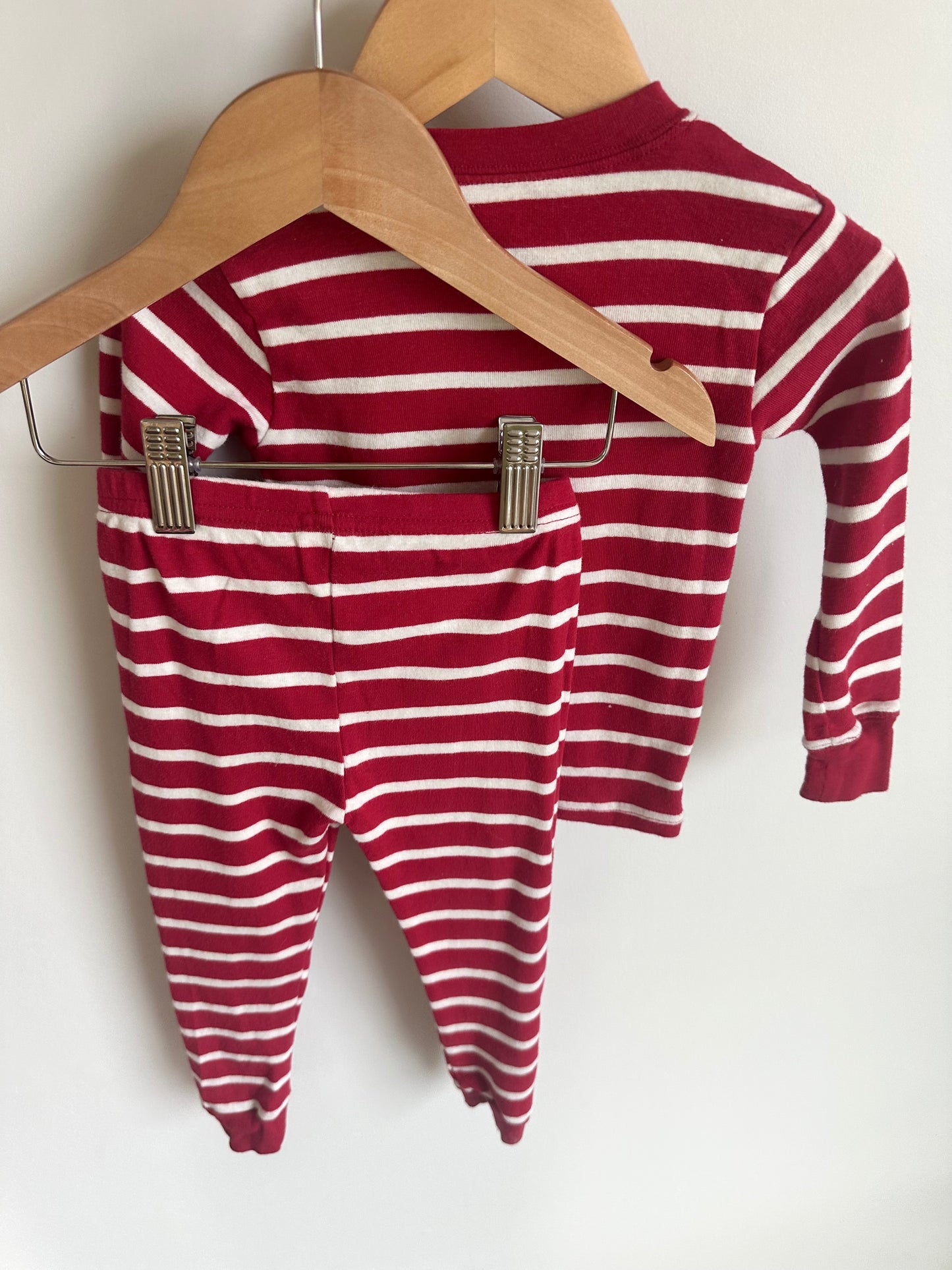 Santa Striped PJ Set / 24m-2T