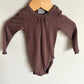 Wheat Organic Cotton Brown Bodysuit / 6-9m