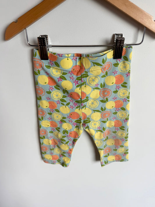 Lemon Orange Leggings / 18-24m