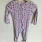 Light Purple Floral Sleeper / 18-24m