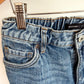 High Rise Two Toned Jeans  / Size 0 (size 12 years?)