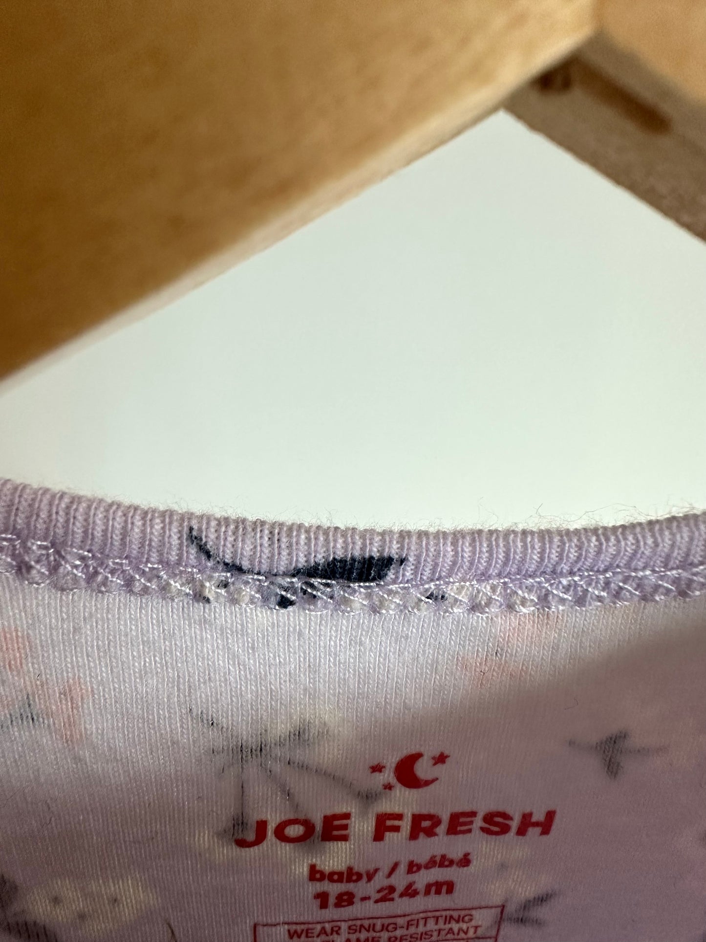 Light Purple Floral Sleeper / 18-24m