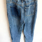 High Rise Two Toned Jeans  / Size 0 (size 12 years?)