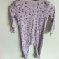 Light Purple Floral Sleeper / 18-24m