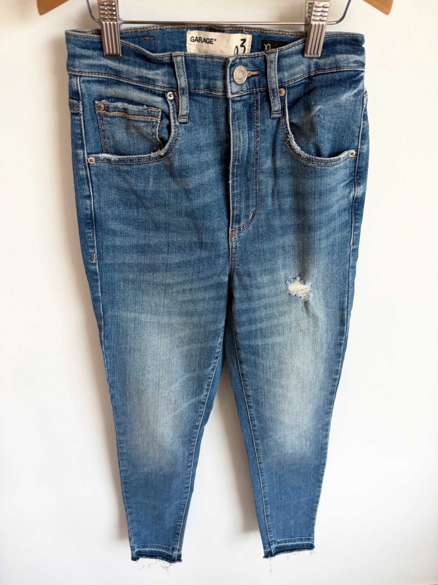 Garage Distressed Skinny Jeans  / Size 3 (size 12 years?)