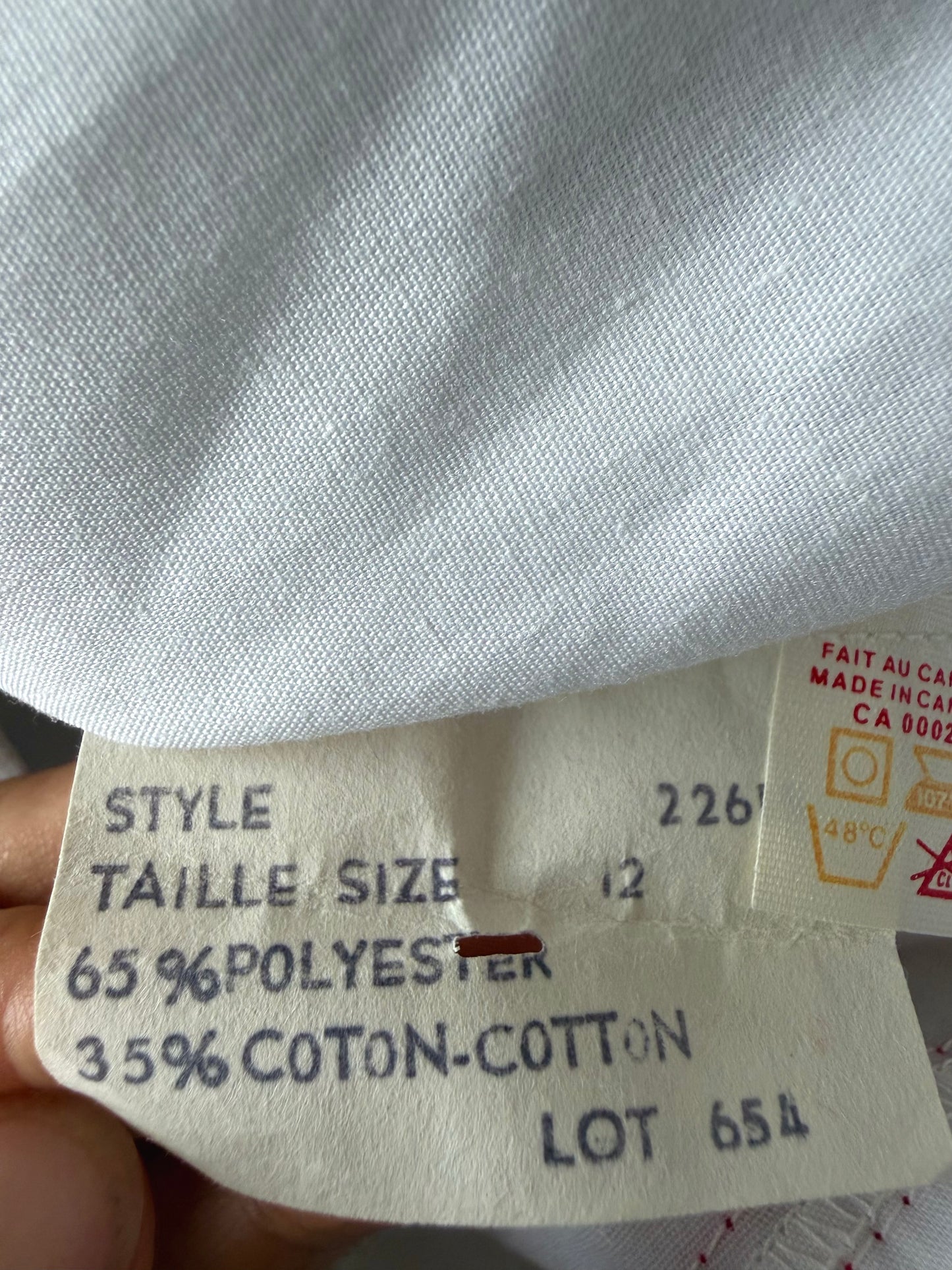 Vintage Sailor with Red Trim White Dress / 12m