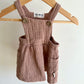 Organic Fawn Muslin Dress / 0-3m
