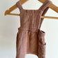 Organic Fawn Muslin Dress / 0-3m