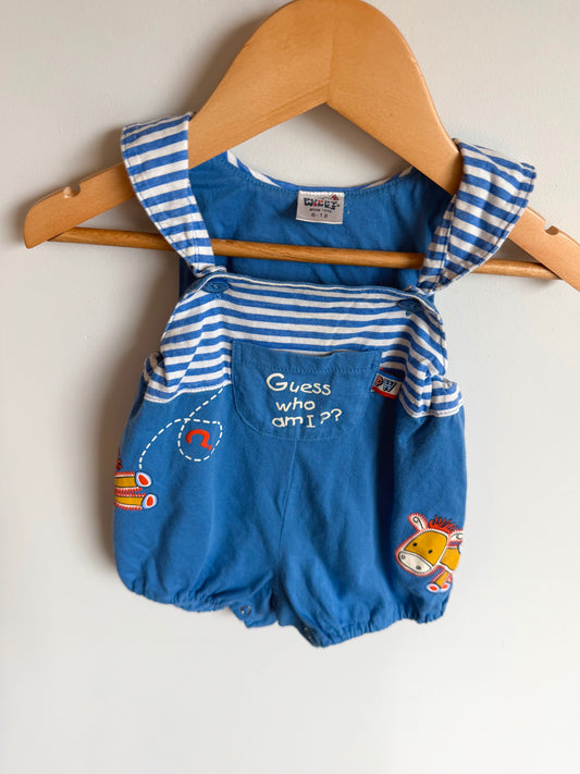 Guess Who am I? Romper / 6-12m