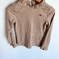 Tan Ruffle Neck Long Sleeve Top / 4T