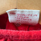 Vintage Red Ruffle Collar Top / 6-9m