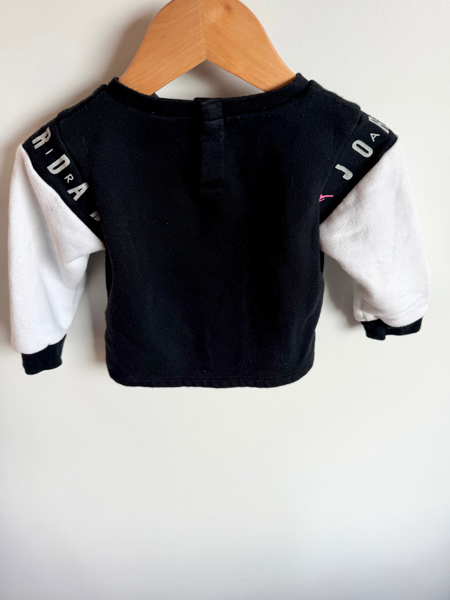 Air Jordan Pink Logo Sweater + Pants Set / 18m