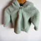 Pistachio Fuzzy Hoodie / 12-18m