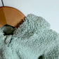 Pistachio Fuzzy Hoodie / 12-18m
