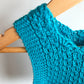 Handmade Cyan Knit Dress / 6m?