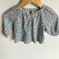Blue Floral Top / 3m