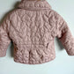 Pink Heart Quilted Coat / 18m