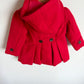 Scarlet Red Hood Coat / 12-18m