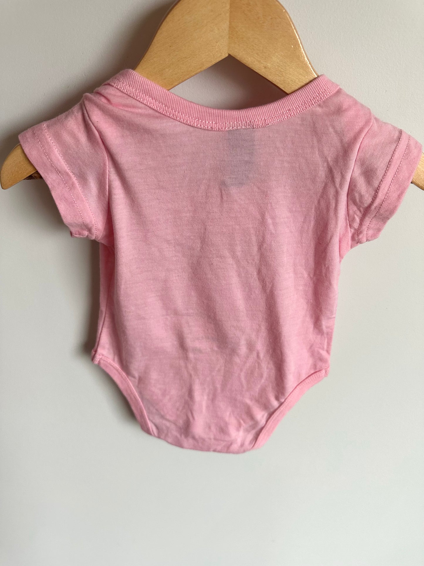 Pink Victoria Bear Bodysuit  (With Tags)/ 6m