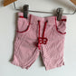 Vintage Red Stripes Pants / 12m