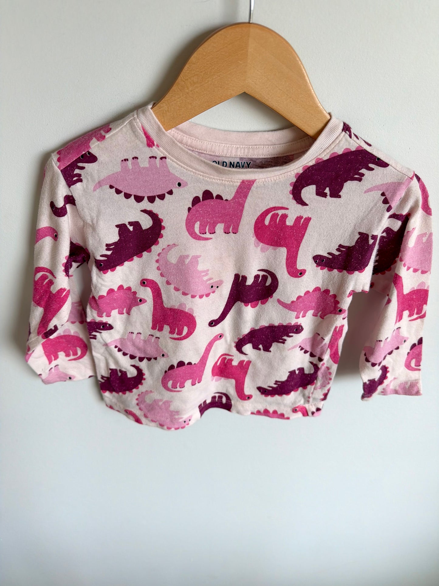 Pink Dinosaur Top / 2T