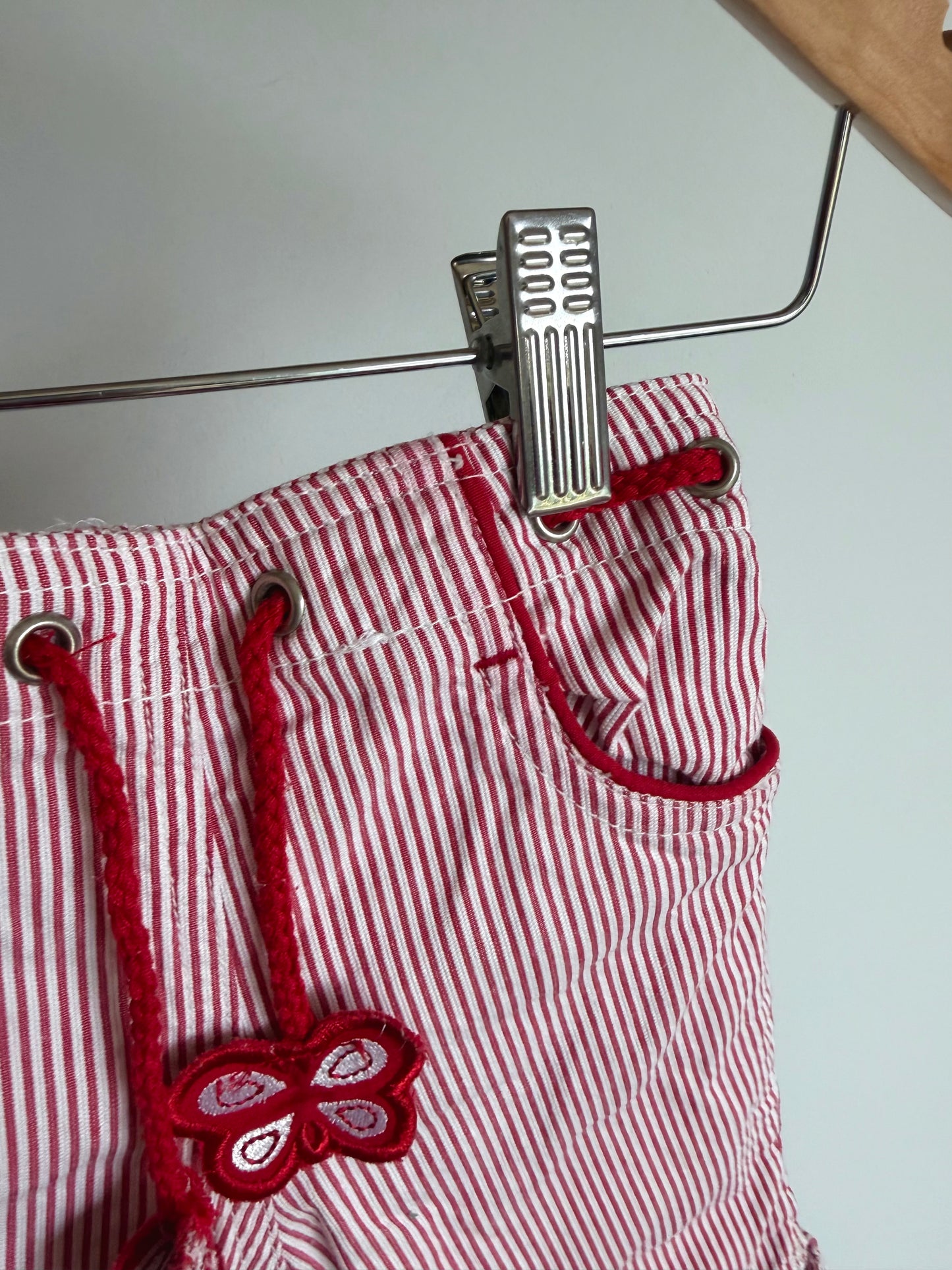 Vintage Red Stripes Pants / 12m
