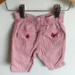Vintage Red Stripes Pants / 12m