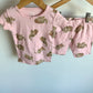Elephant Pattern Pj Set / 2T