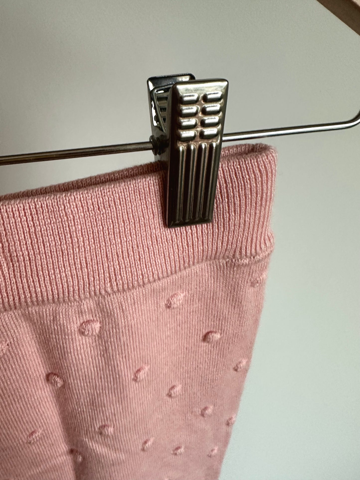 Pink Dots Footed Pants / 3-6m