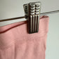 Pink Ruffle Back Footed Pants / 3-6m