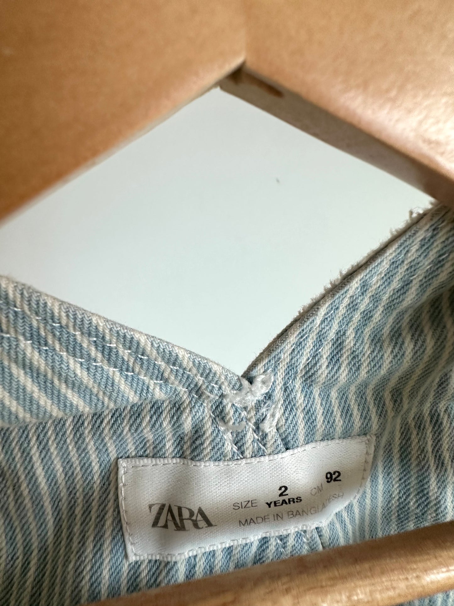 Pin Striped Overalls / 2T