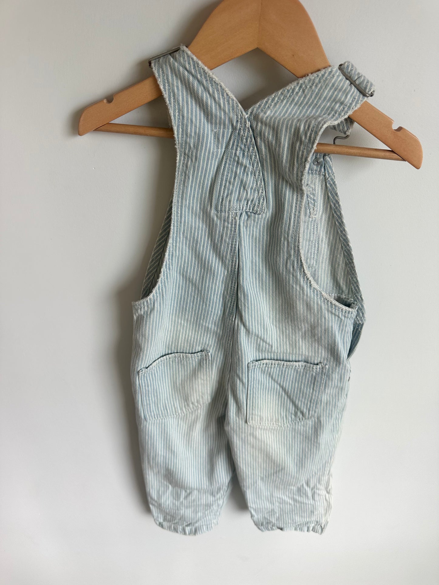 Pin Striped Overalls / 2T