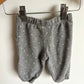 Grey + Pink Dot Tapered Pants / 6m