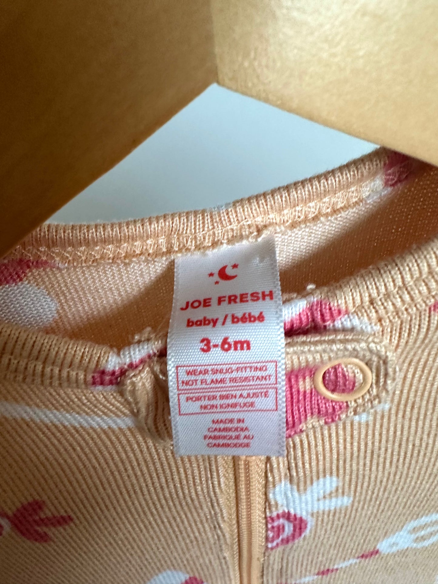 Peach Candy Sleeper / 3-6m