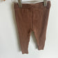 Brown Ribbed Leggings / 24m-2T