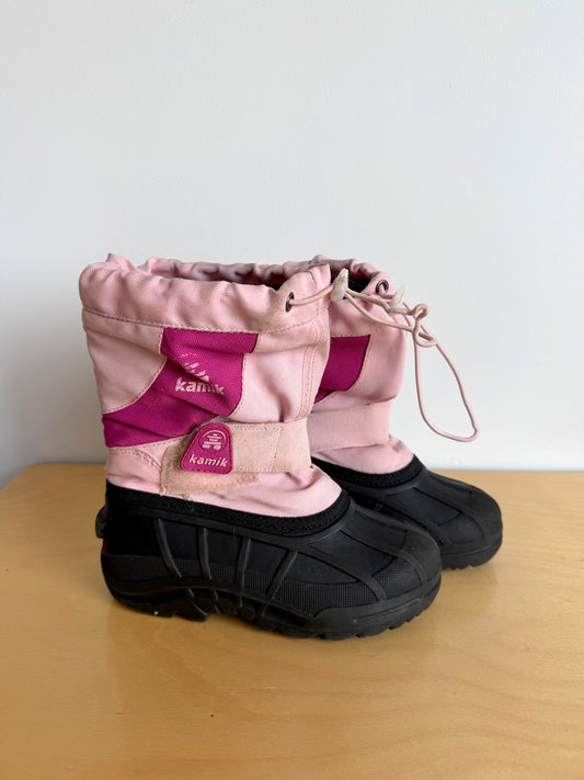 Kamik Pink Winter Boots / Size 1.5 Big Kid