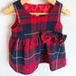 Bow Plaid Dress / 18-24m