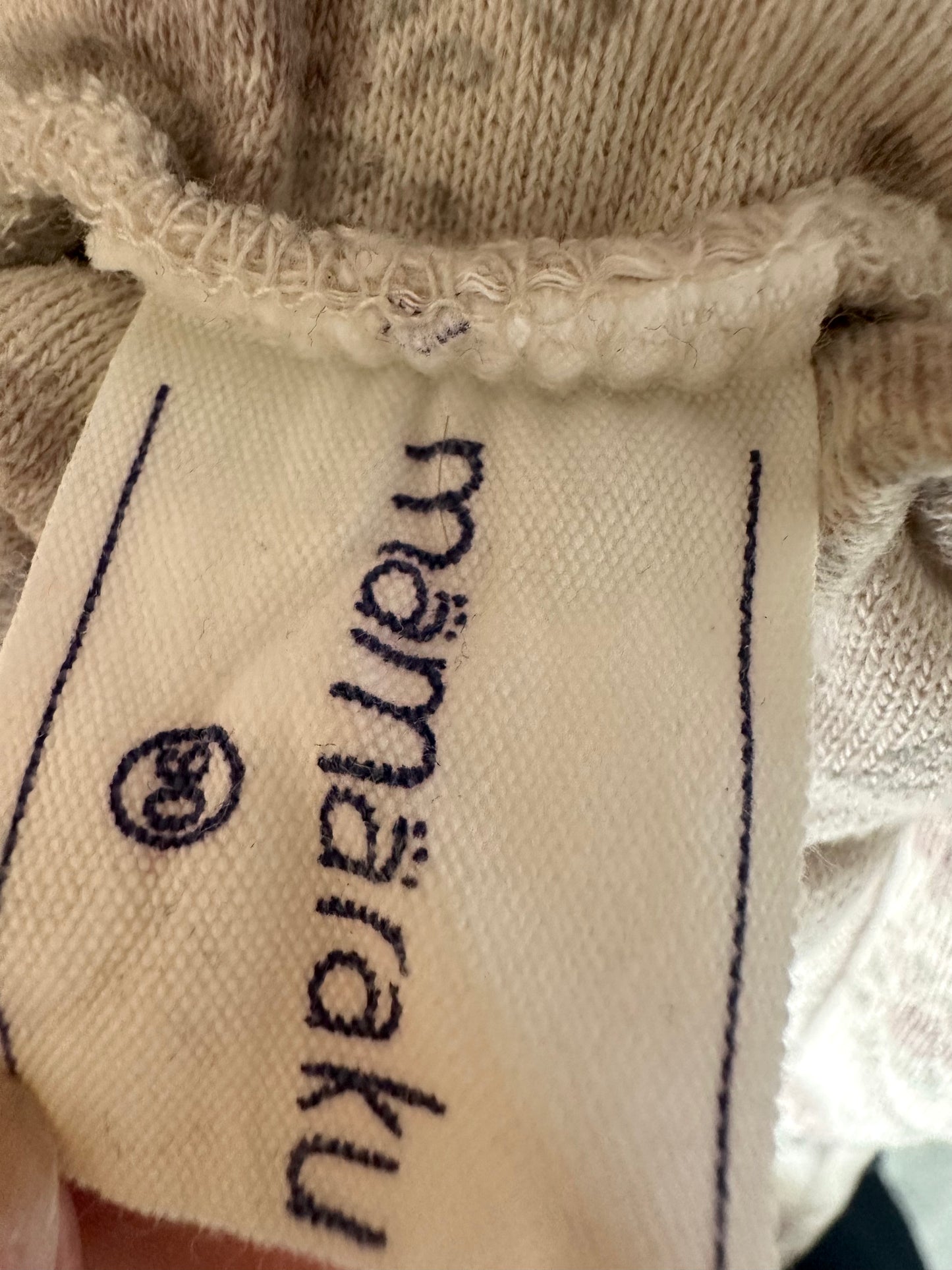 Cream Floral Joggers / 2T