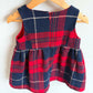 Bow Plaid Dress / 18-24m