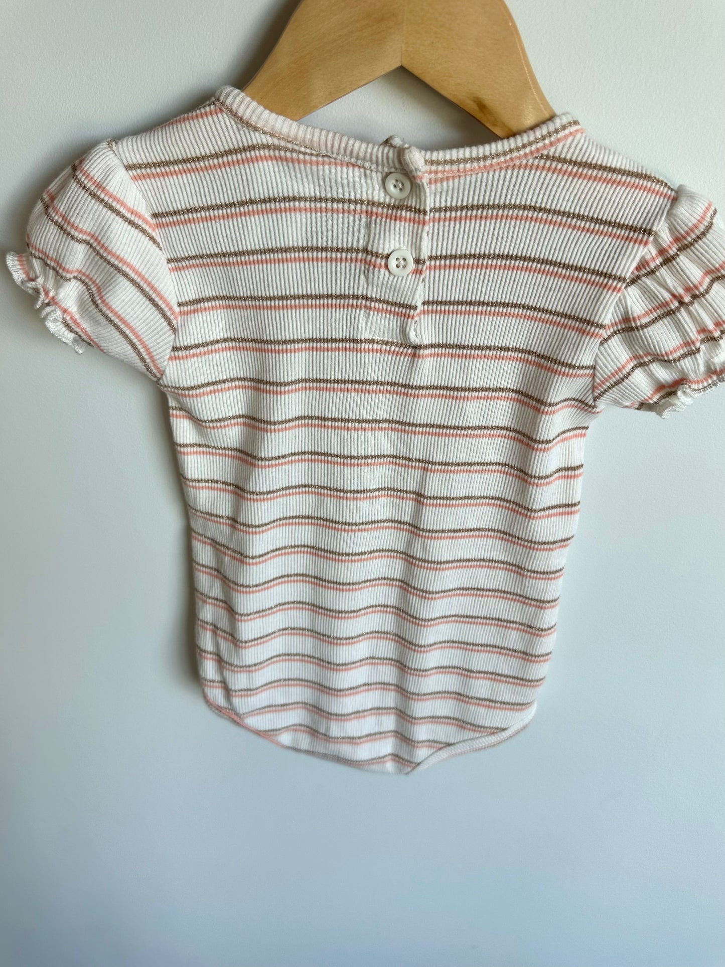 Stripes Shimmer Bodysuit / 18m