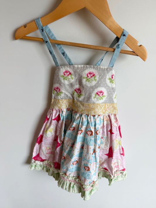 Ballerina Mixed Patterns Dress / 2T