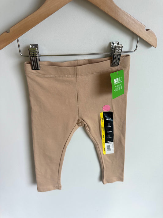 Tan Leggings (With Tags) / 18-24m
