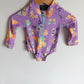 Butterfly Long Sleeve Swim Suit / 3-6m