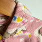 Pink Fleece Animal Hooded Bunting Suit / 3-6m