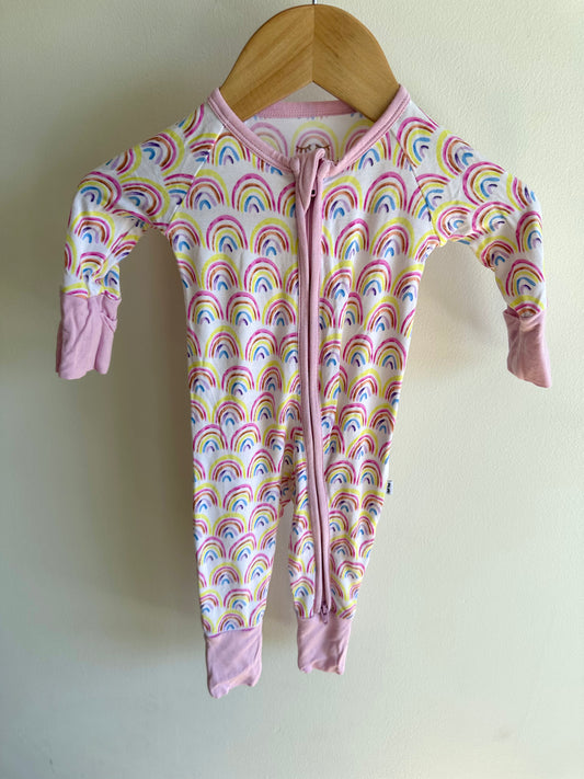 Newborn Rainbow Bamboo Sleeper / 0m