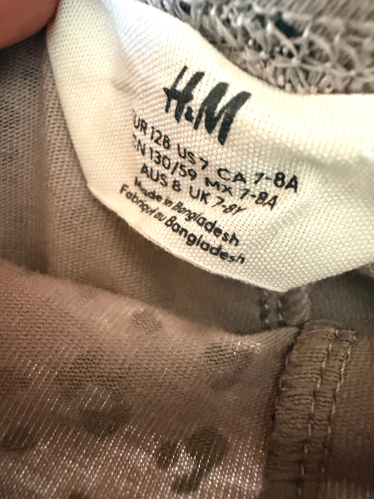 H&M Animal Print Leggings / 7 years