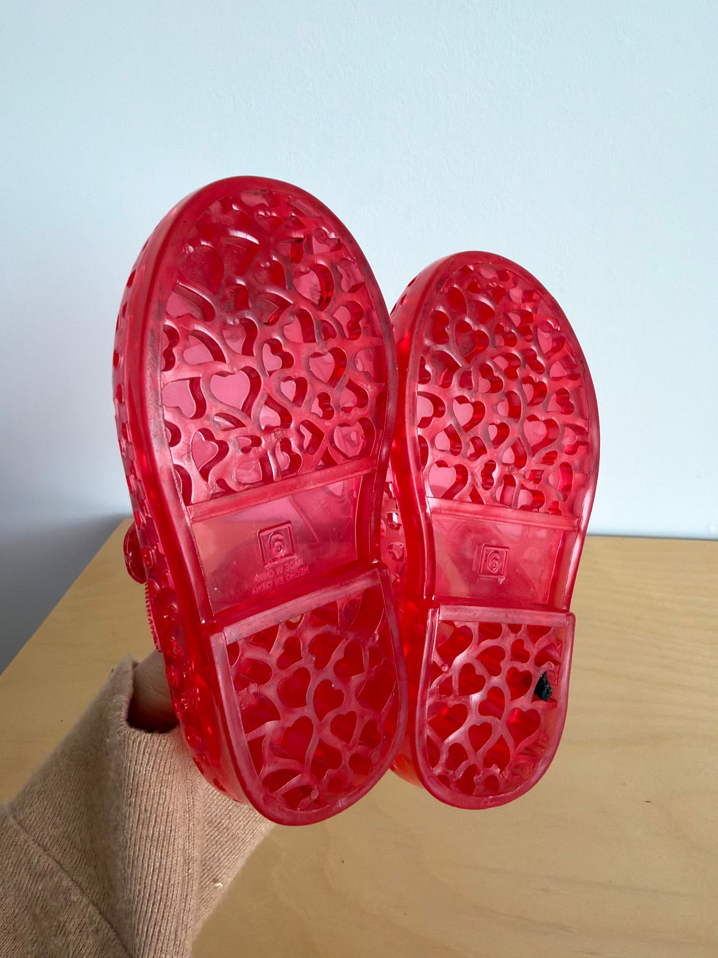 Strawberry Jelly Sandals / Size 6 Toddler